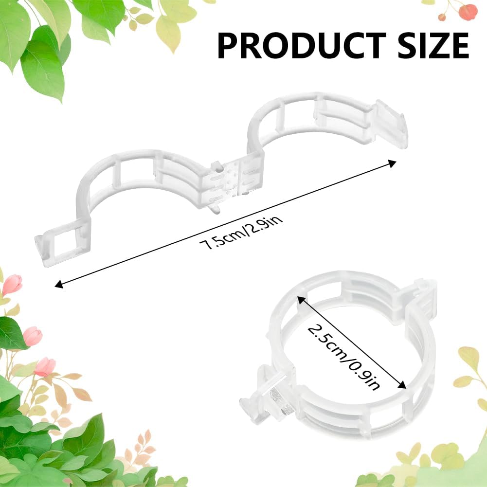 100PCS Plant Support Clips Reu - Gear Tie Reusable のレビューと価格