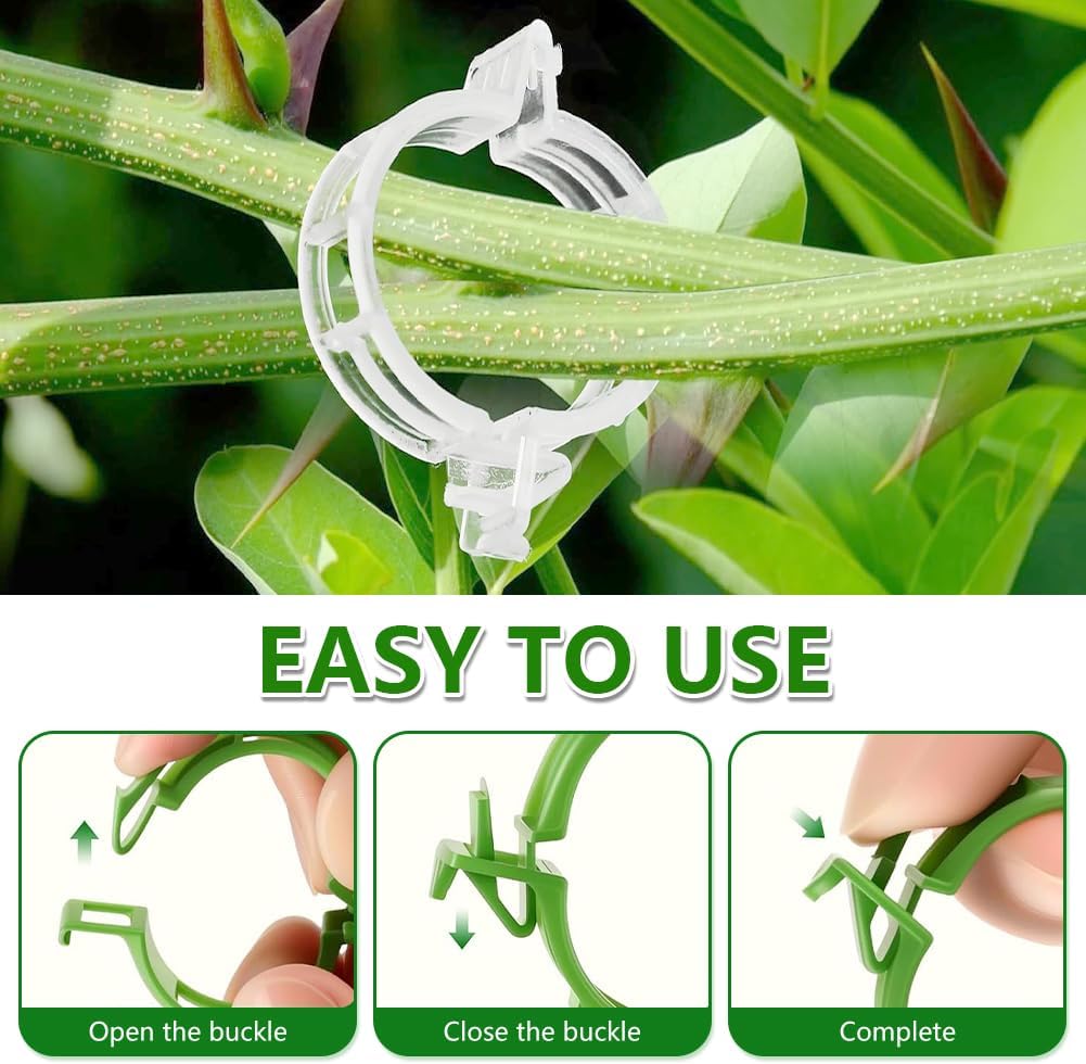 100PCS Plant Support Clips Reu - Gear Tie Reusable のレビューと価格