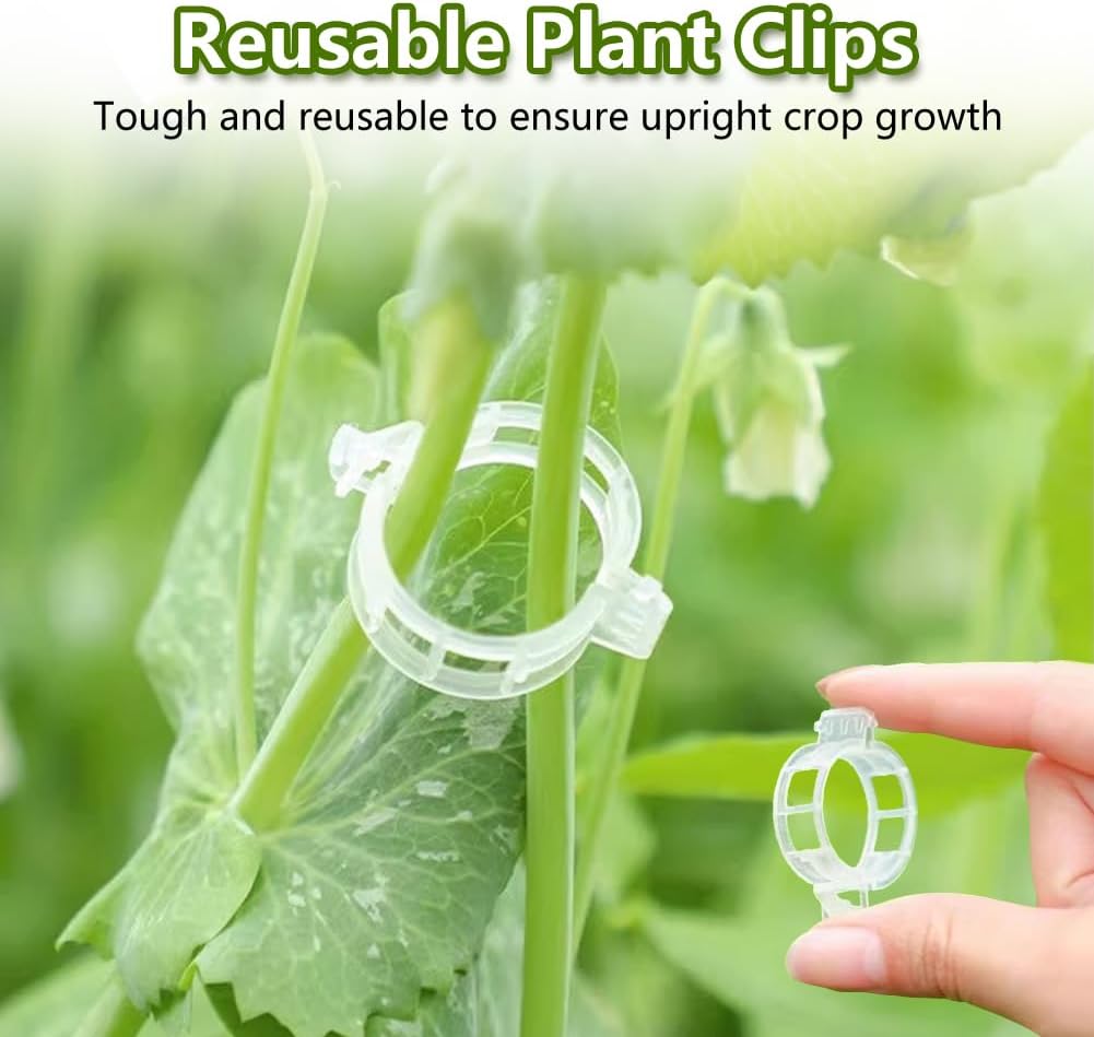 100PCS Plant Support Clips Reu - Gear Tie Reusable のレビューと価格