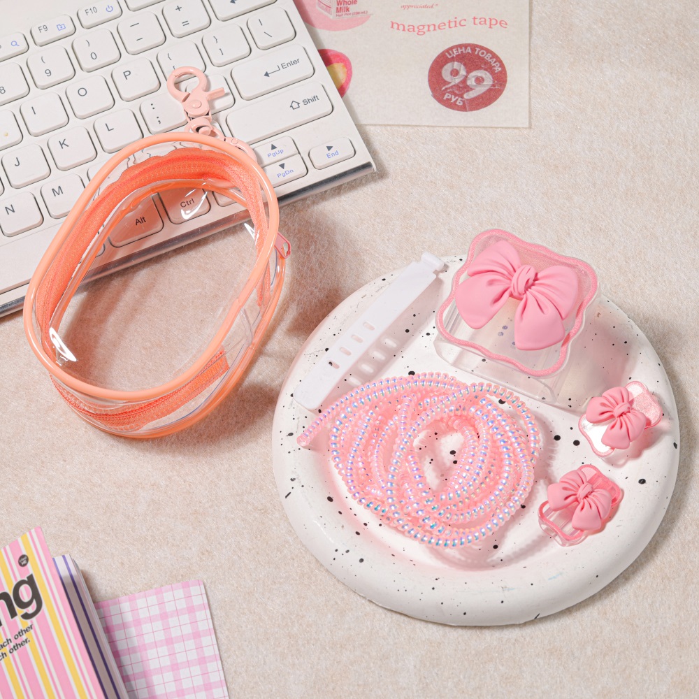 Storage Pouch Keychain Bag+Sle - Cable Winder Keychain のレビューと価格