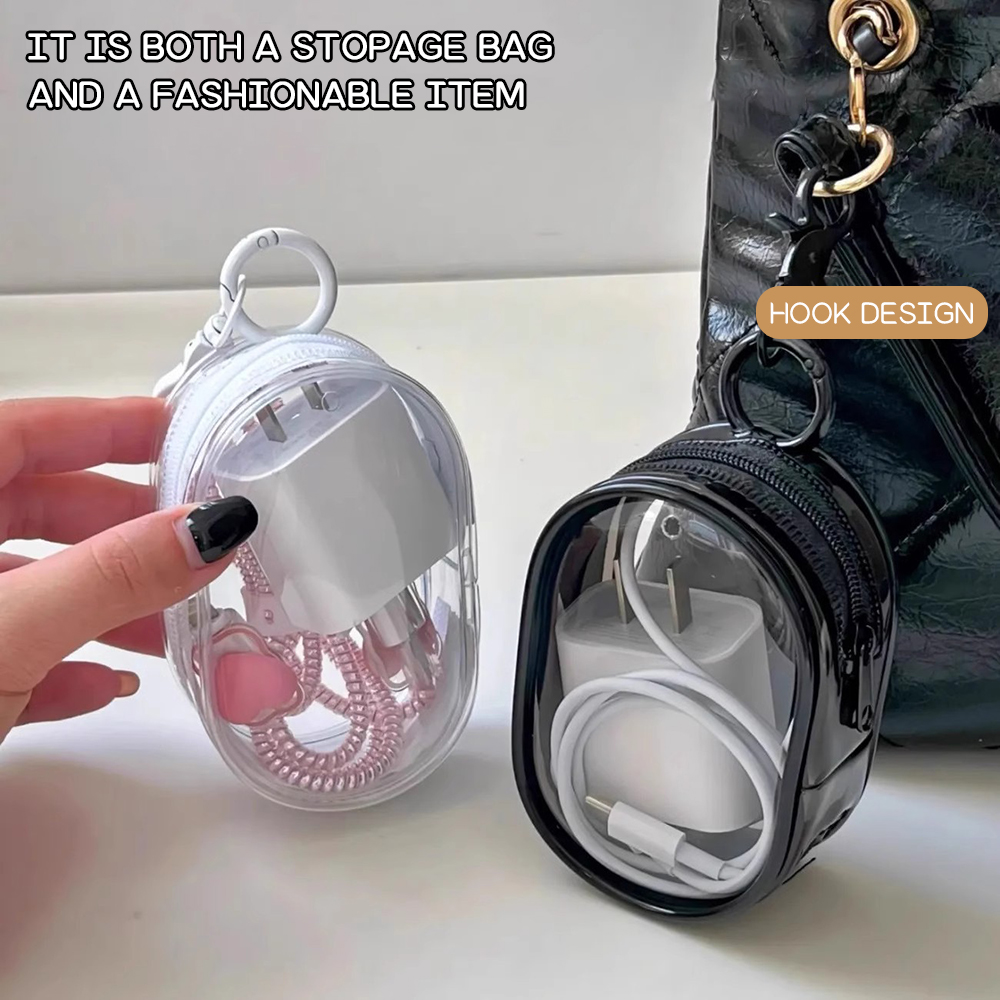 Storage Pouch Keychain Bag+Sle - Cable Winder Keychain のレビューと価格