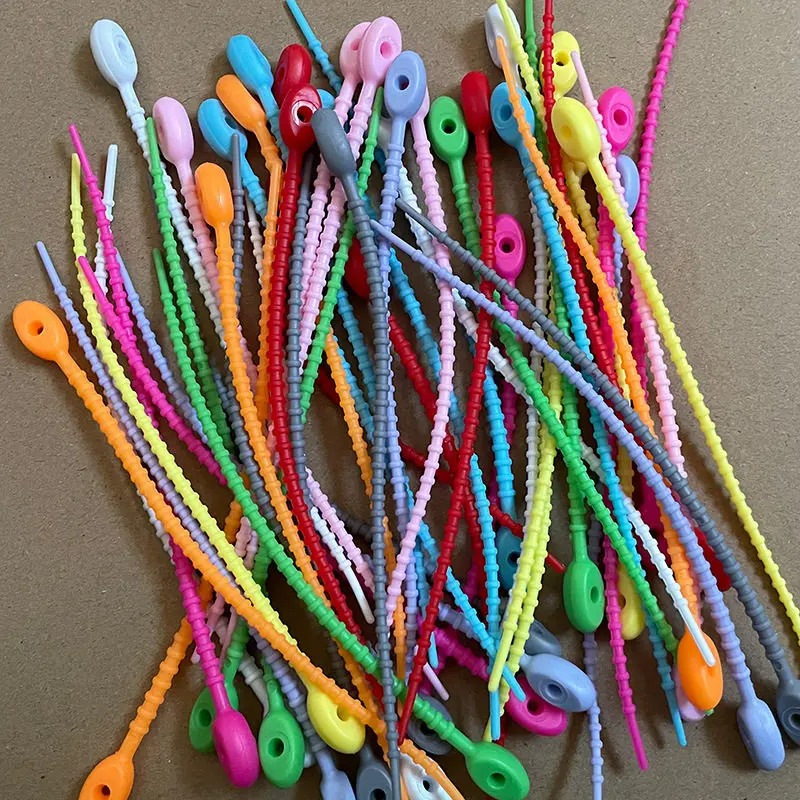 10/200Pcs Silicone Cable Ties  - Cable Winder Keychain のレビューと価格