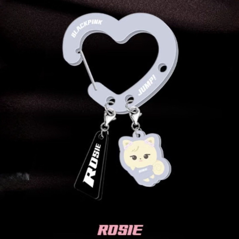 Black Pink Lovely Acrylic Fan‑ - Carabiner Keychain のレビューと価格
