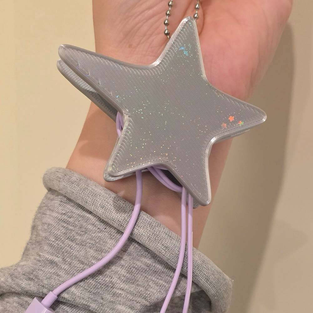 Cute 3D Star Cable Winder, Sty - Cable Winder Keychain のレビューと価格