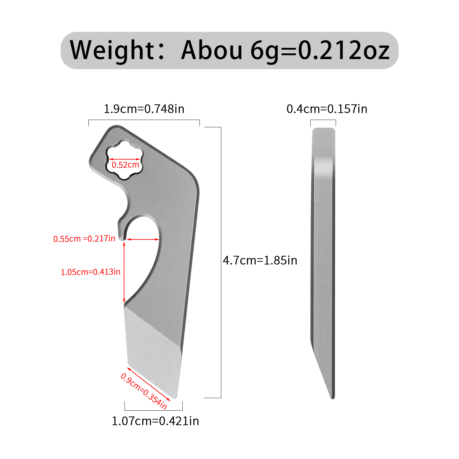 Titanium Alloy EDC Multitool P - Titanium Pry Bar のレビューと価格
