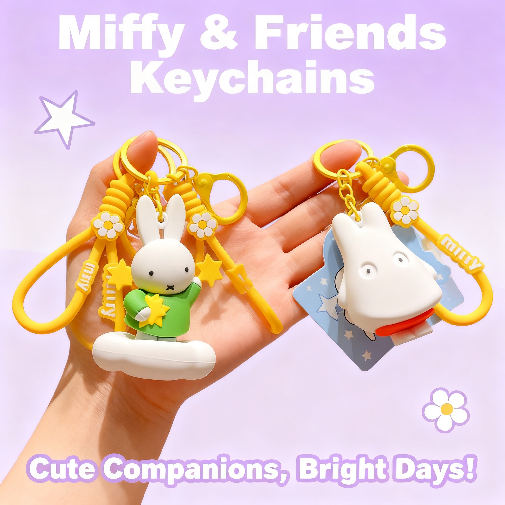 Authentic Miffy Night Party Ke - Carabiner Keychain のレビューと価格