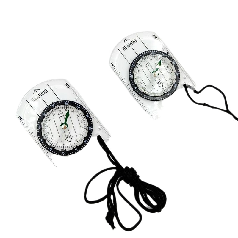 1pc/2pc new outdoor mini acryl - Compass Keychain Mini のレビューと価格