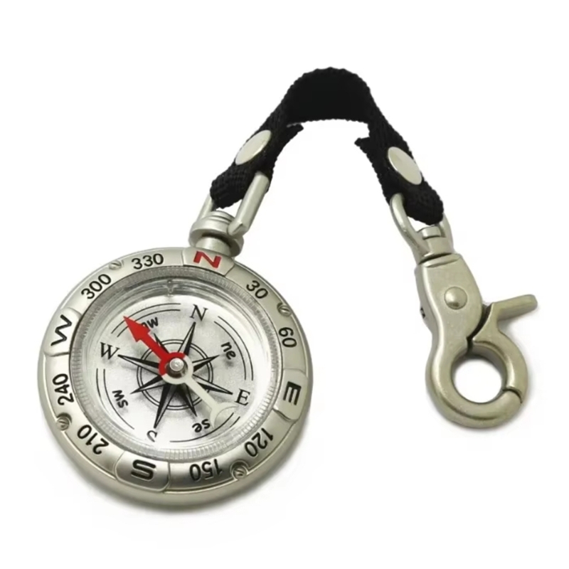 Mini Compass With Lanyard Key  - Compass Keychain Mini のレビューと価格