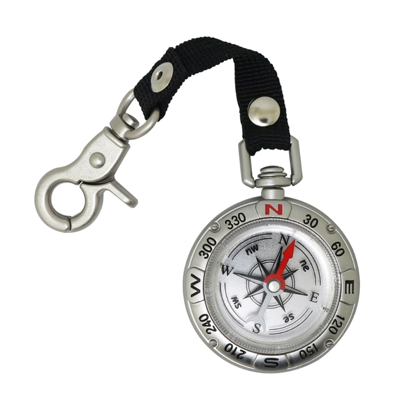 Mini Compass With Lanyard Key  - Compass Keychain Mini のレビューと価格