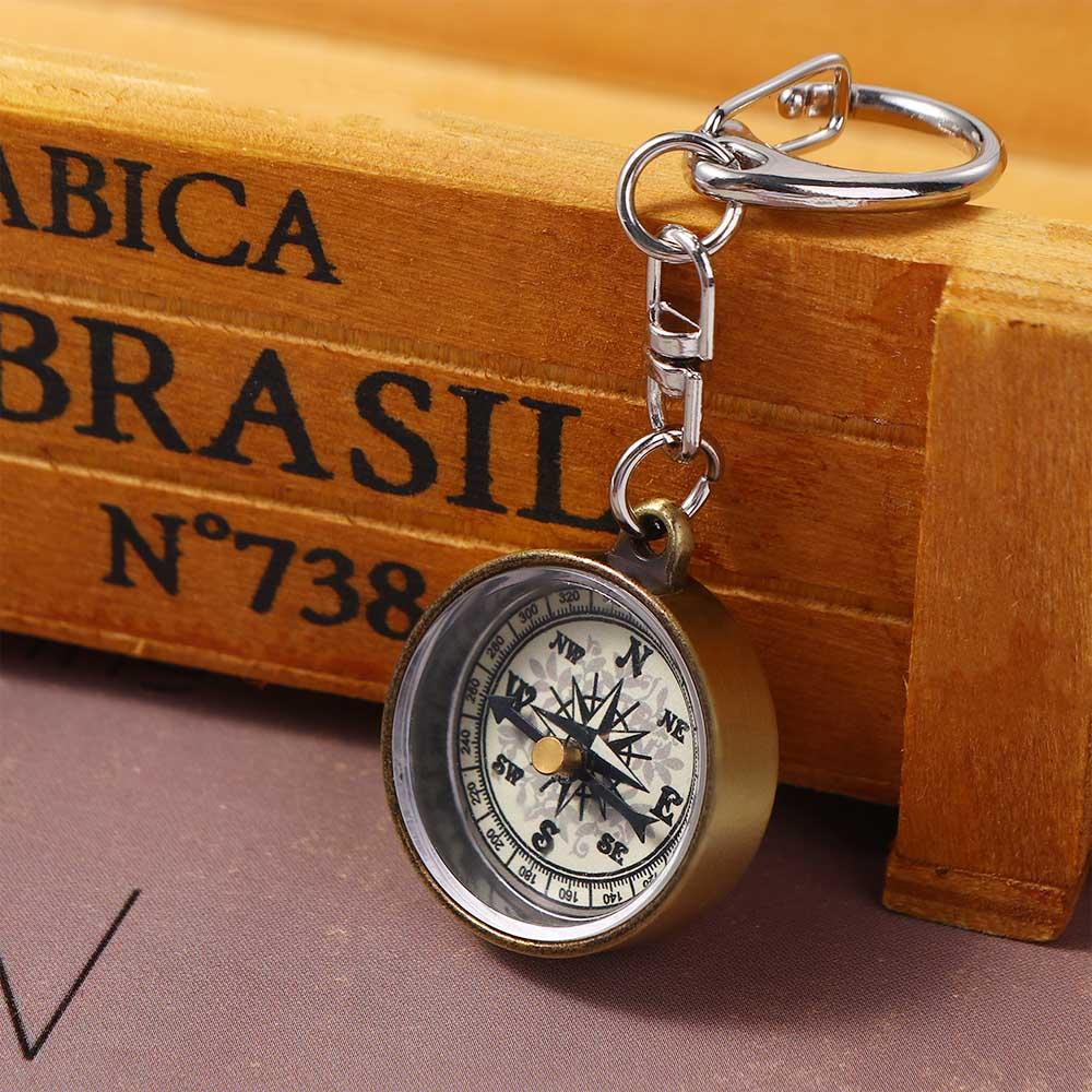 Climbing Equipment Zinc Alloy  - Compass Keychain Mini のレビューと価格