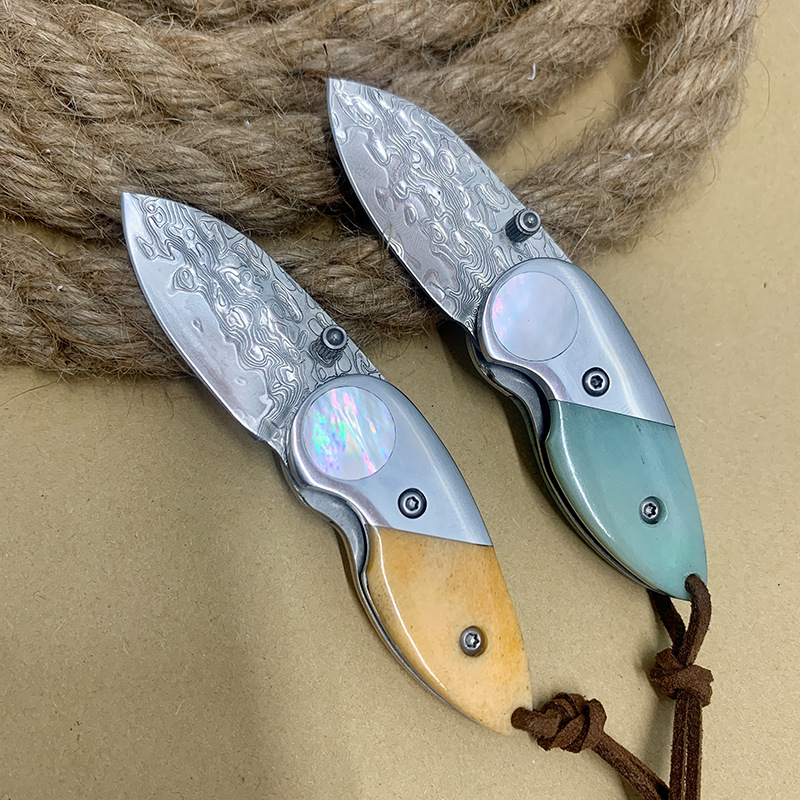 RHON Mini Size Thumb Open Pock - Edc Pocket Carry Fixed Blade のレビューと価格