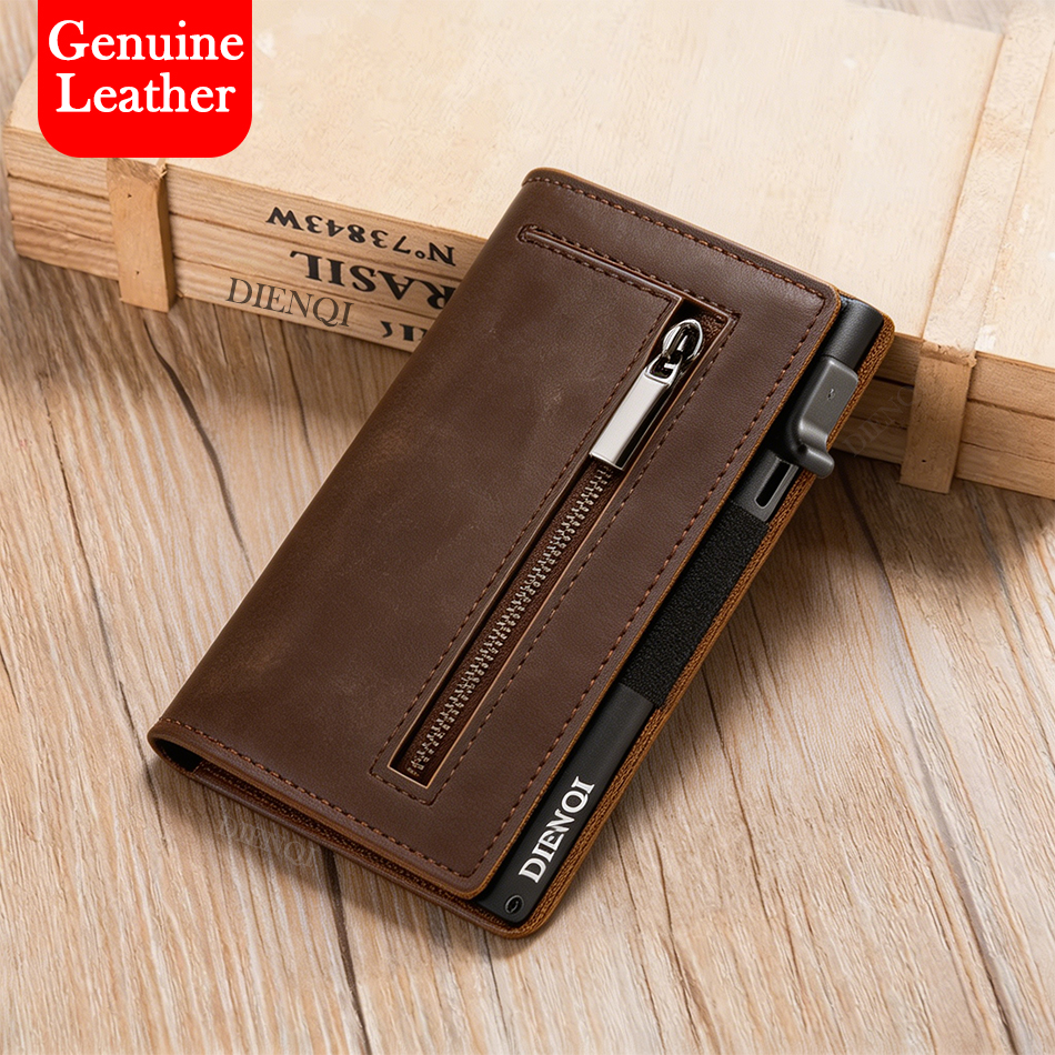 Cowhide Credit Card Holder Gen - Money Clip Magnetic のレビューと価格