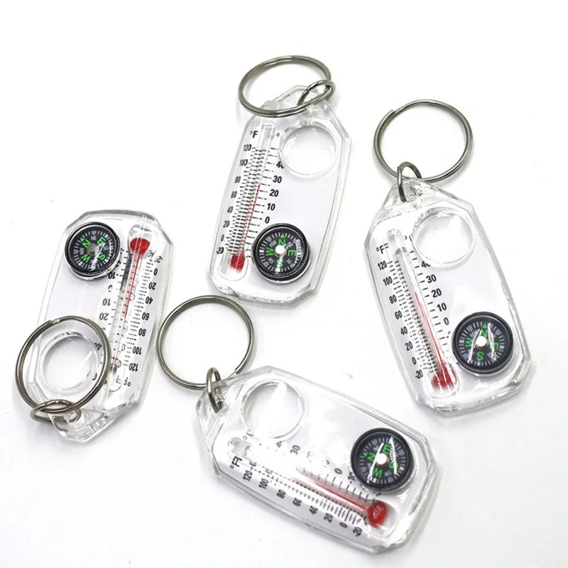 3 in 1 Keychain Compass Portab - Compass Keychain Mini のレビューと価格