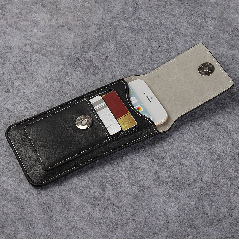 Universal Leather Phone Holste - Money Clip Magnetic のレビューと価格