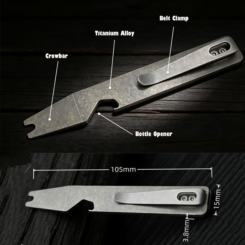 10.5CM TC4 Titanium Alloy Pry  - Titanium Pry Bar のレビューと価格
