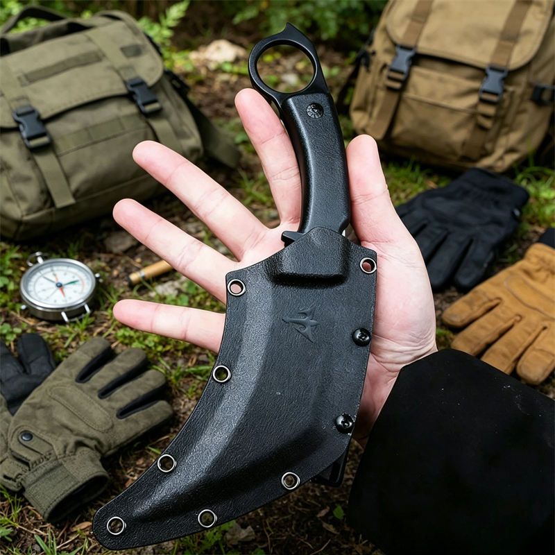 Claw Knife D2 Blade G10 Handle - Everyday Carry (Edc) Knife のレビューと価格
