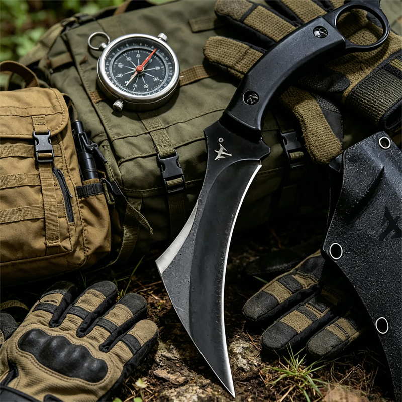 Claw Knife D2 Blade G10 Handle - Everyday Carry (Edc) Knife のレビューと価格