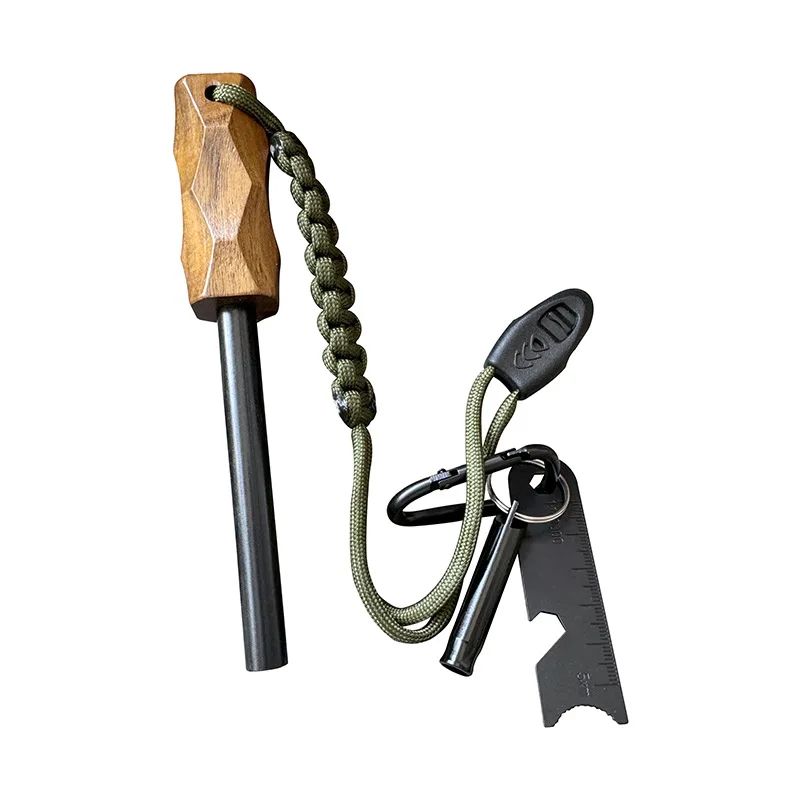 New Outdoor Flint Fire Starter - Ferro Rod Striker のレビューと価格