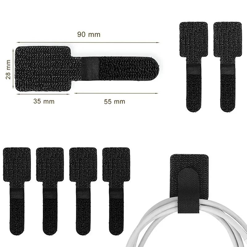 20pcs Reusable Cable Tie Faste - Gear Tie Reusable のレビューと価格