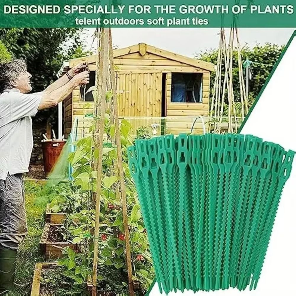 100Pcs 13/17/23cm Plant Cable  - Gear Tie Reusable のレビューと価格