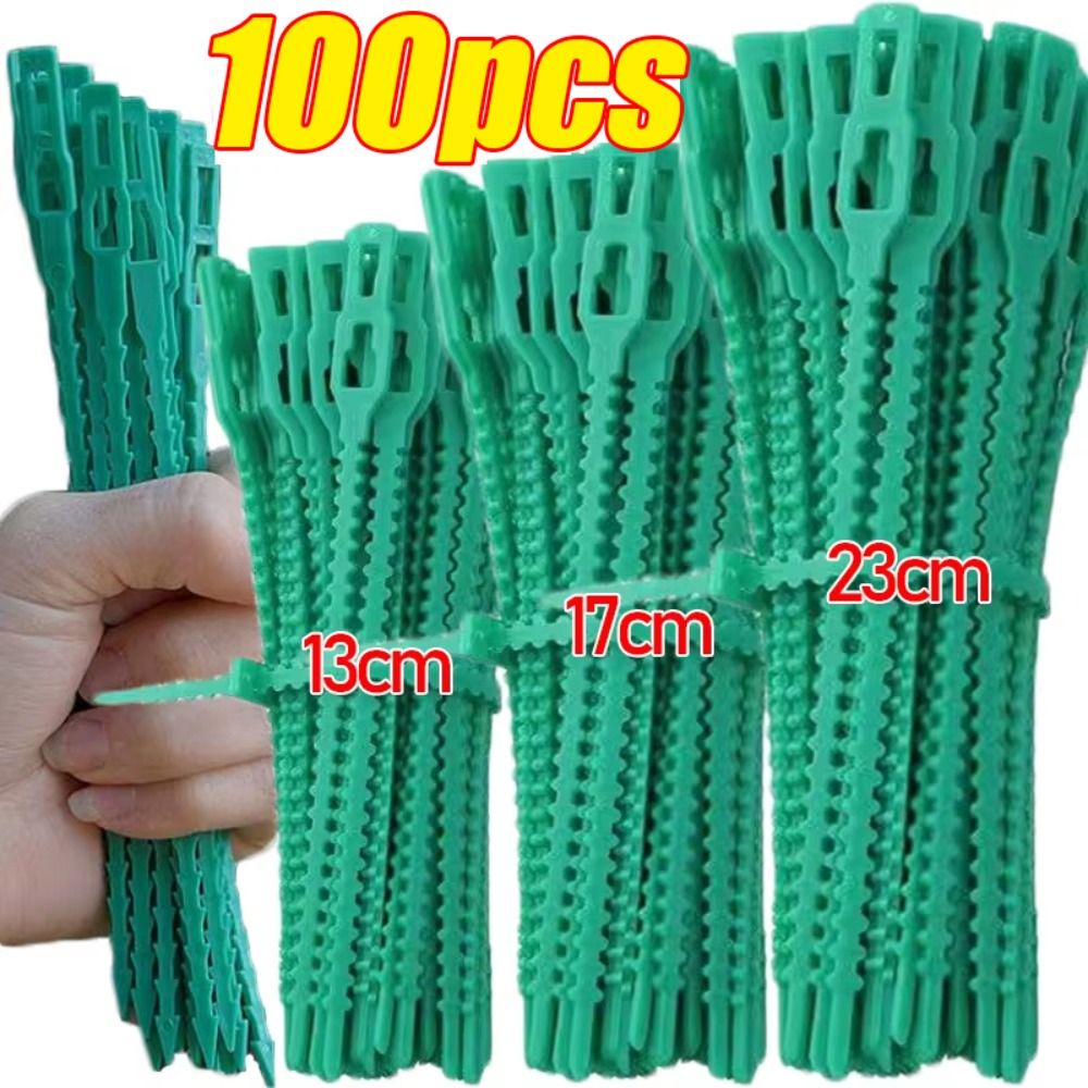 100Pcs 13/17/23cm Plant Cable  - Gear Tie Reusable のレビューと価格