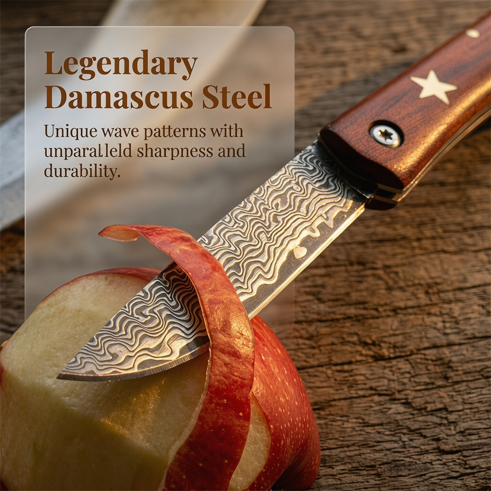 Compact Outdoor Survival Damas - Edc Pocket Carry Fixed Blade のレビューと価格