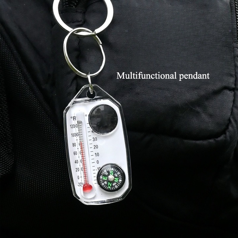 Outdoor Survival Compass Keych - Compass Keychain Mini のレビューと価格