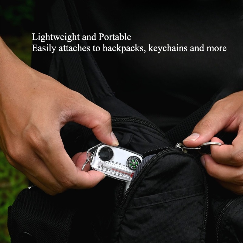 Outdoor Survival Compass Keych - Compass Keychain Mini のレビューと価格