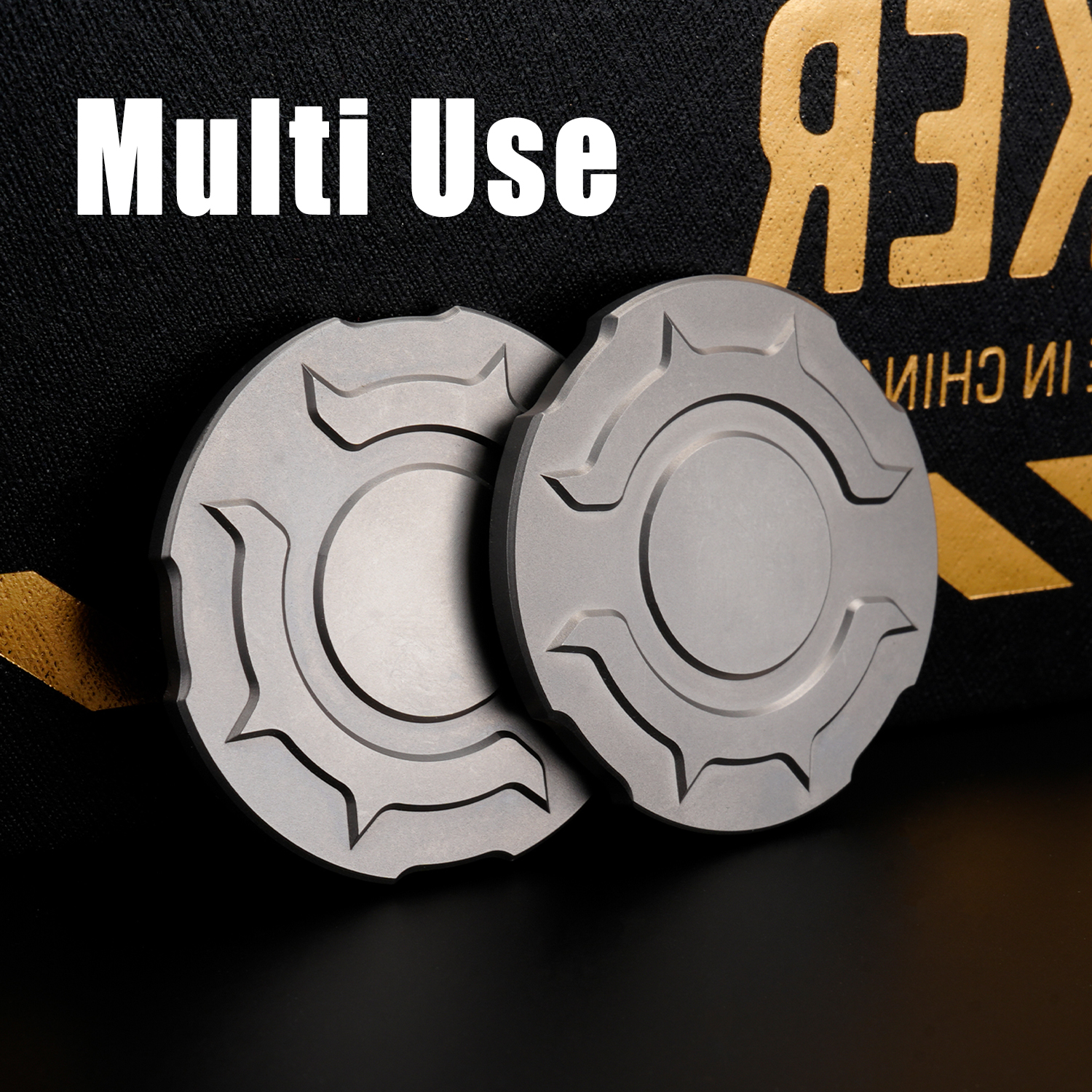 Titanium Alloy Poker Chip Fidg - Edc Carry Coins のレビューと価格