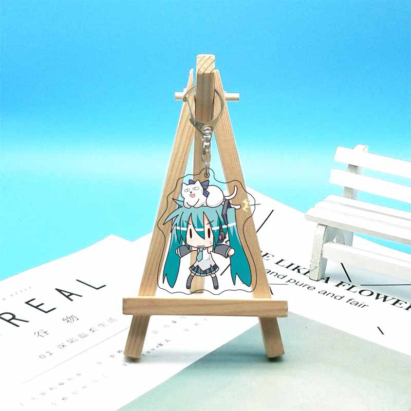 Hatsune Miku Anime Acrylic Cut - Carabiner Keychain のレビューと価格