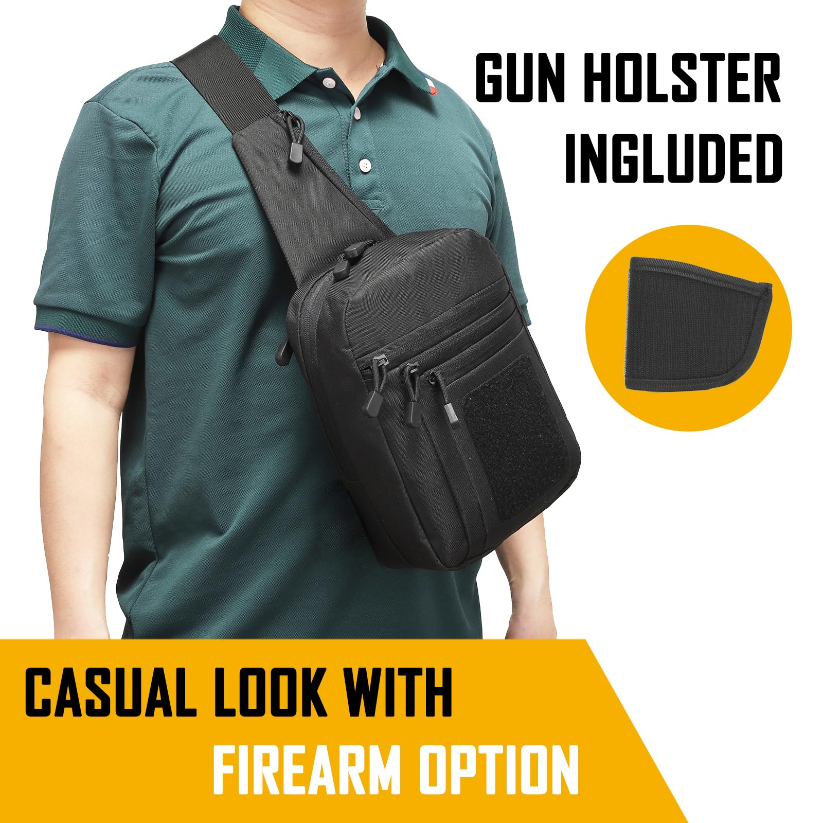 Concealed Carry Crossbody Bag  - Edc Concealed Carry のレビューと価格