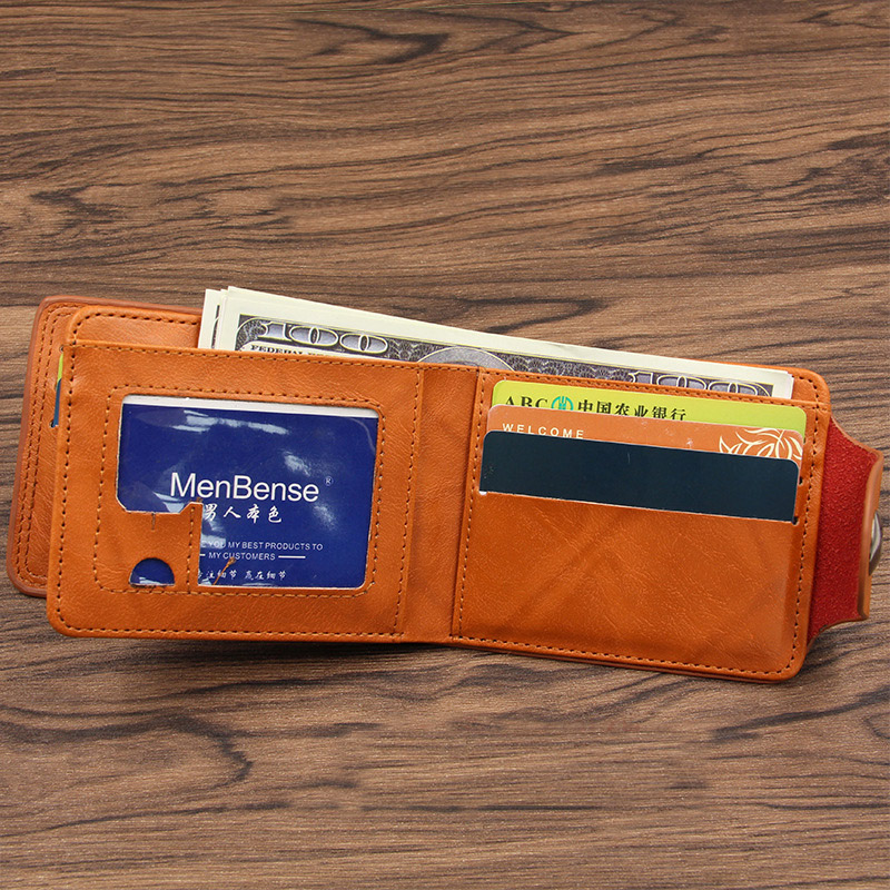 New Simple Short Men Wallets C - Money Clip Magnetic のレビューと価格