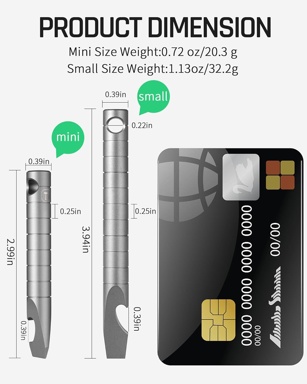TISUR Titanium EDC Pry Bar, Ke - Titanium Pry Bar のレビューと価格